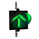Green Arrow/Red X 8 Inch Diameter Dock Light