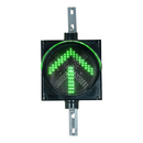 Green Arrow/Red X 8 Inch Diameter Dock Light
