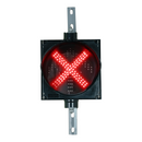 Green Arrow/Red X 8 Inch Diameter Dock Light