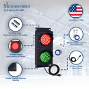 Red & Green 4 Inch LED Dock Light with Added Controls