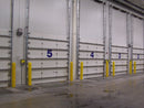 Plastic Bollard covers at several dock bays