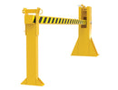 Mechanical Winch Dock Barricade from Rear