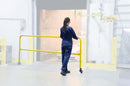 Woman closing Safety Swing Gate