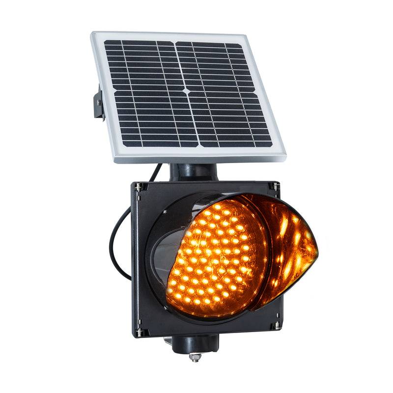 8 Inch Diameter Solar Powered Traffic Light