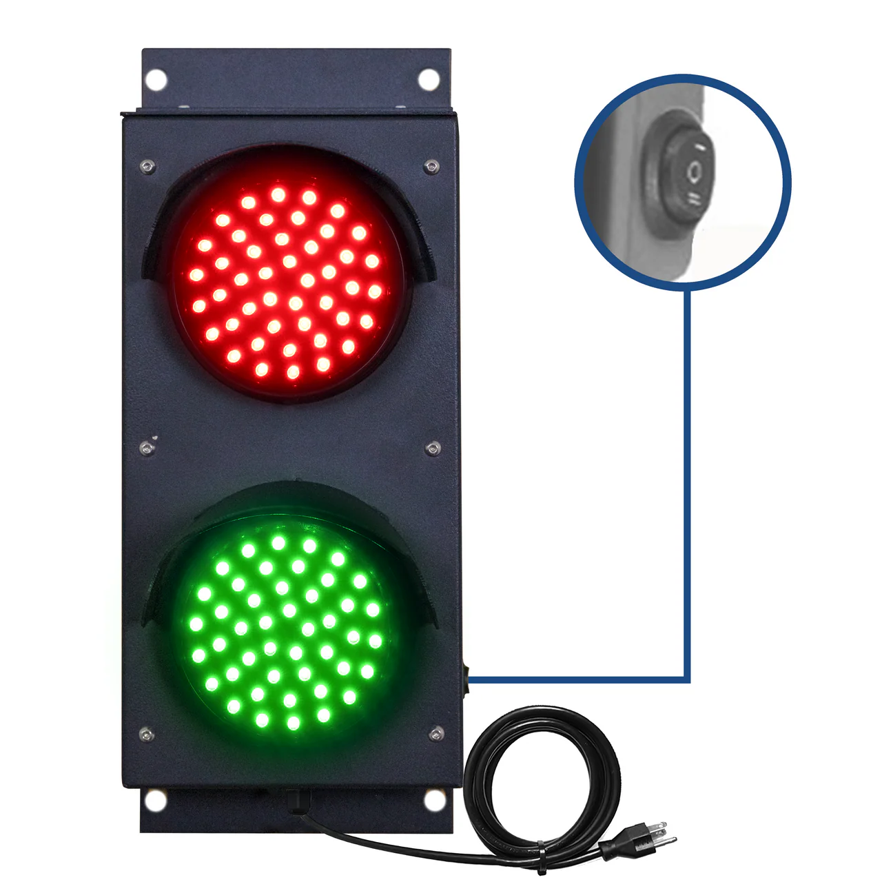Stop-Go Loading Dock Safety Indicator with Added Controls