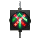 Green Arrow/Red X 8 Inch Diameter Dock Light
