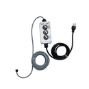 4" Dock Bay Light 3 Color, 10 Foot, High Flex Cable, 8 Foot 3 Prong Power Cord, 3 Position Switch Switchbox (Plug and Play)