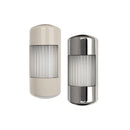 Tan and Chrome housing options for a 3-in-1 wall mounted tri-color signal light.