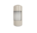 Tan wall-mounted 3-1 tri-color signal light.
