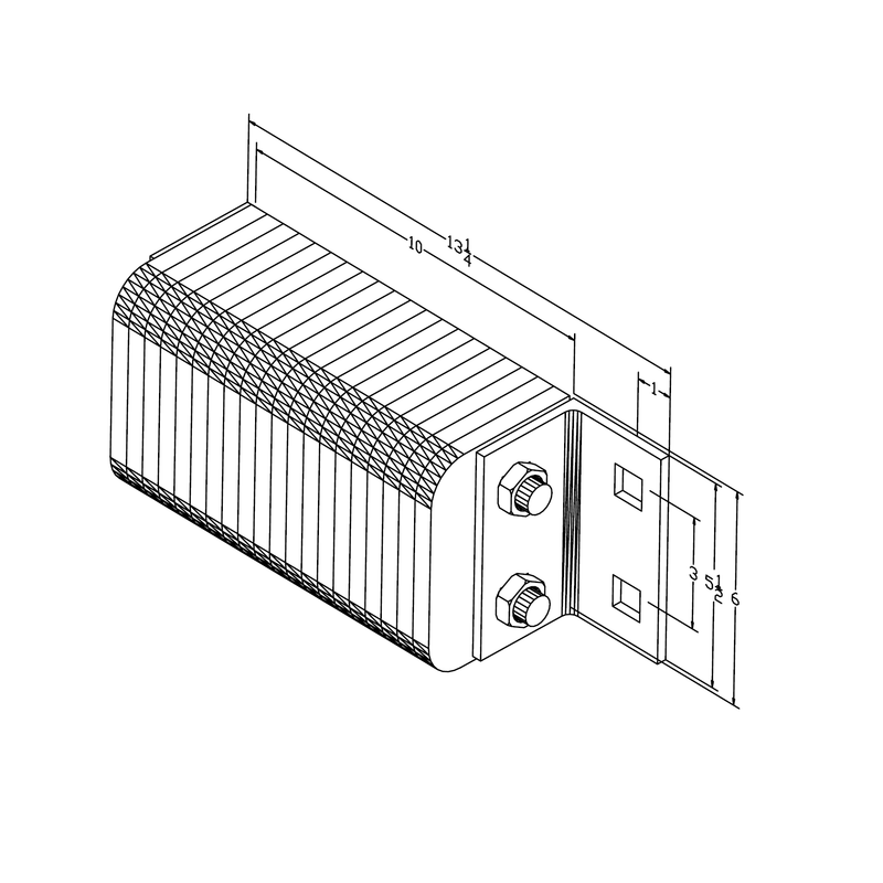 Black on white technical drawing with dimensions.