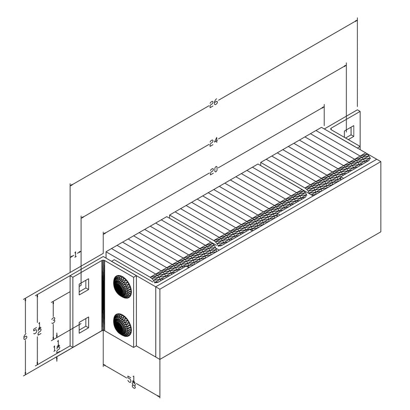 Black on white technical drawing with dimensions.