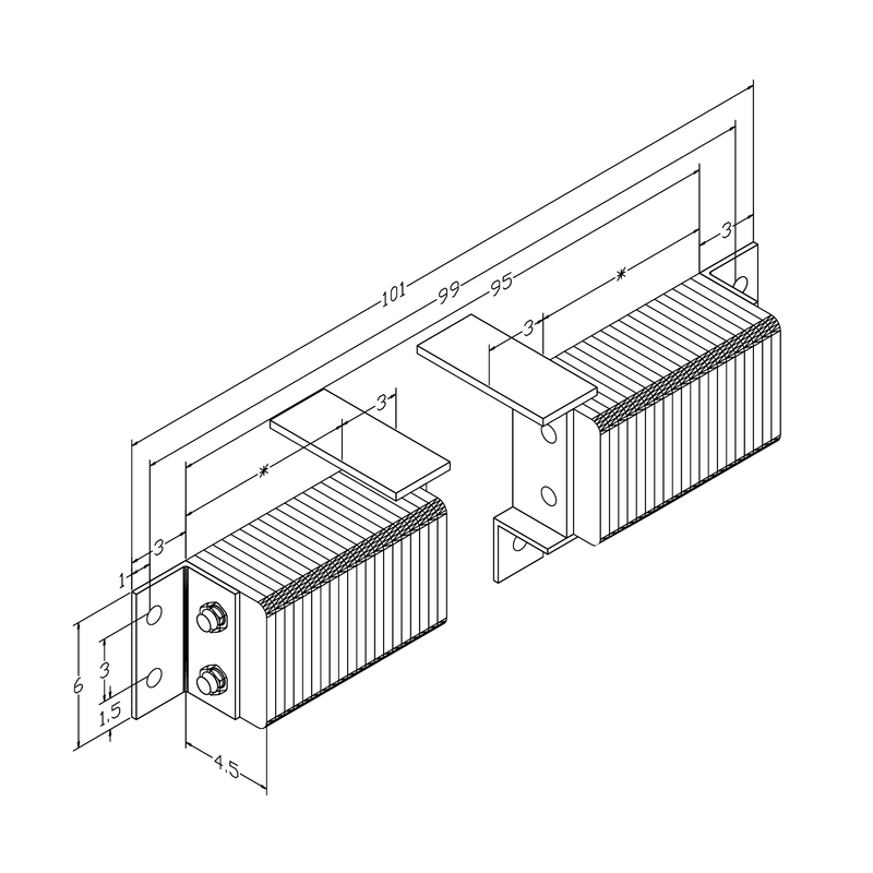 Black on white technical drawing with dimensions.