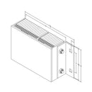 Black on white technical drawing with dimensions.