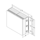 Black on white technical drawing with dimensions.