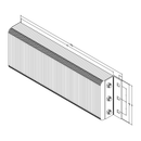 Black on white technical drawing with dimensions.