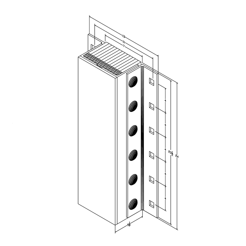 Black on white technical drawing with dimensions.
