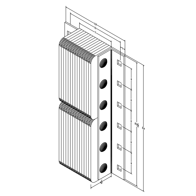Black on white technical drawing with dimensions.