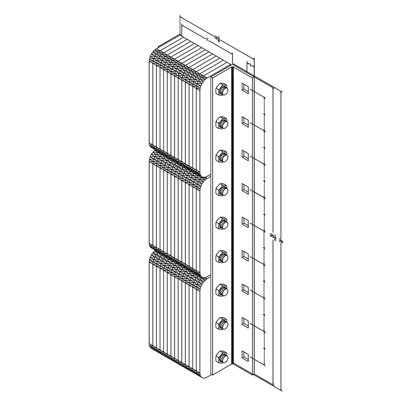 Black on white technical drawing with dimensions.