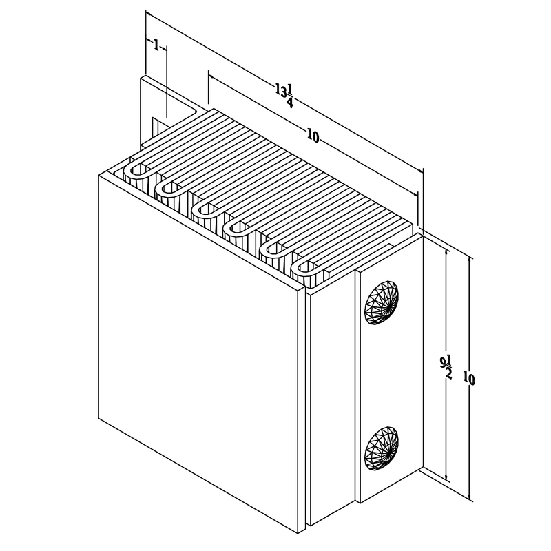 Black on white technical diagram with dimensions.