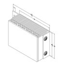 Black on white technical diagram with dimensions.