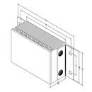 Black on white technical diagram with dimensions.