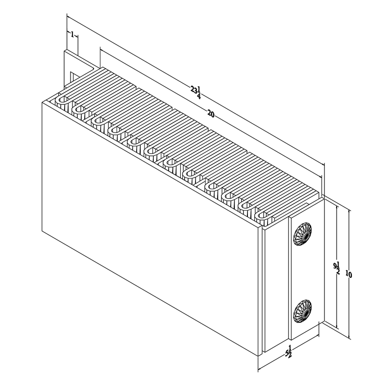 Black on white technical diagram with dimensions.