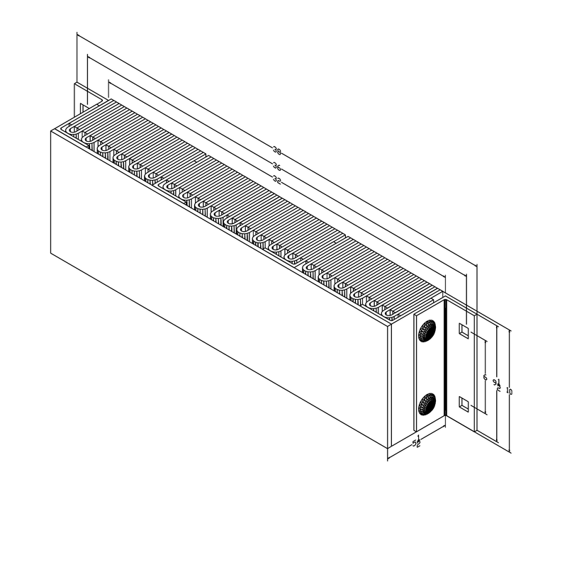 Black on white technical diagram with dimensions.
