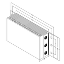 Black on white technical diagram with dimensions.