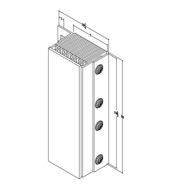 Black on white technical diagram with dimensions.