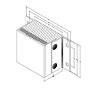 Black on white technical drawing with dimensions.