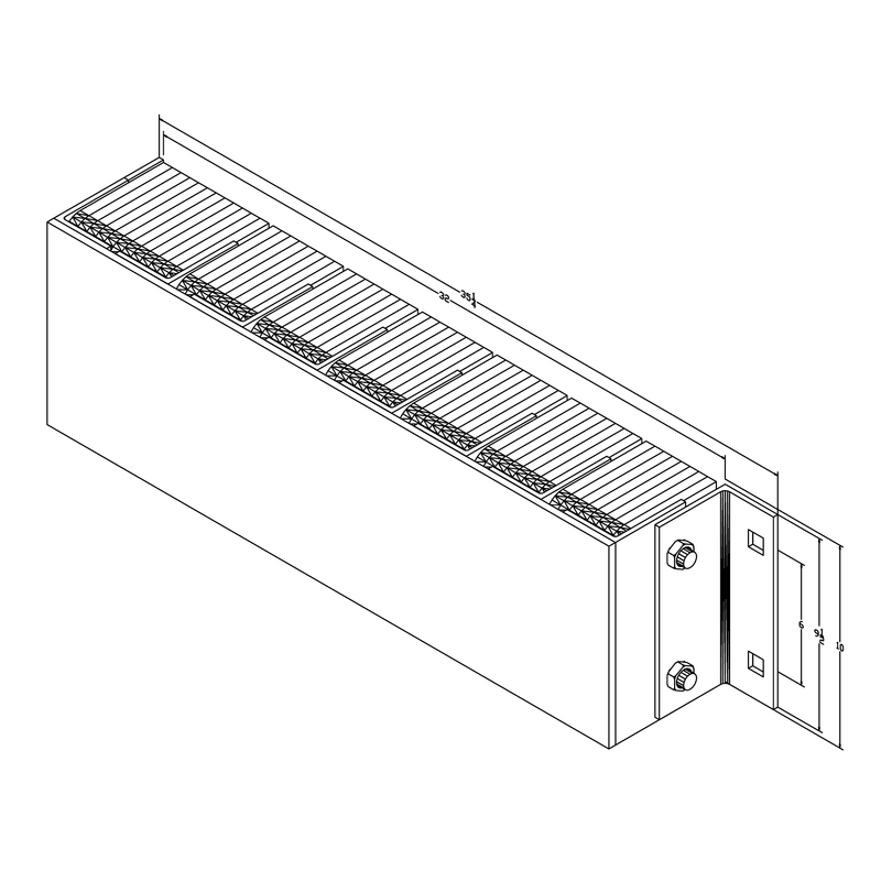 Black on white technical drawing with dimensions.