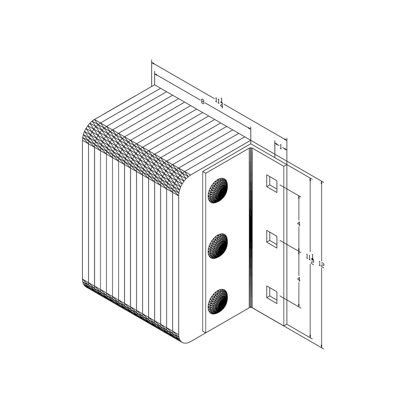 Black on white technical drawing with dimensions.