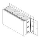 Black on white technical drawing with dimensions.