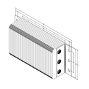 Black on white technical drawing with dimensions.