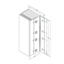 Black on white technical drawing with dimensions.