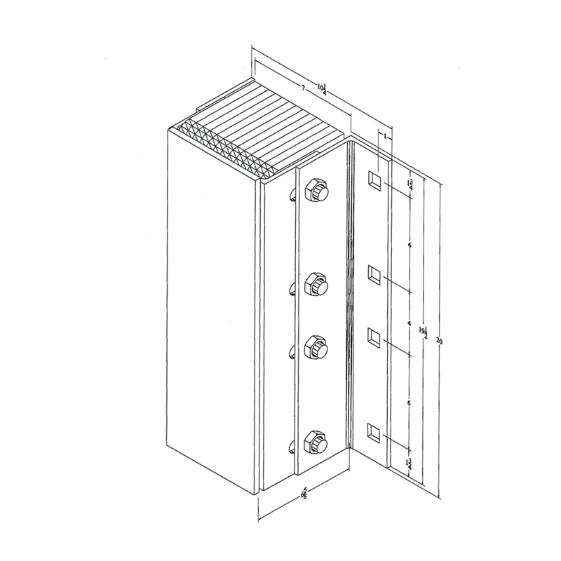 Black on white technical drawing with dimensions.
