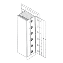Black on white technical drawing with dimensions.