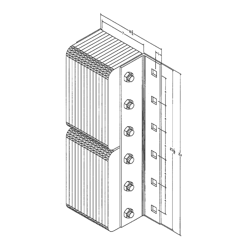 Black on white technical drawing with dimensions.