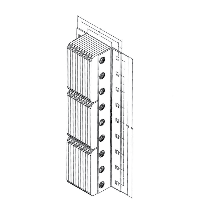 Black on white technical drawing with dimensions.
