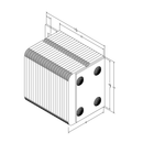 Black on white technical drawing with dimensions.