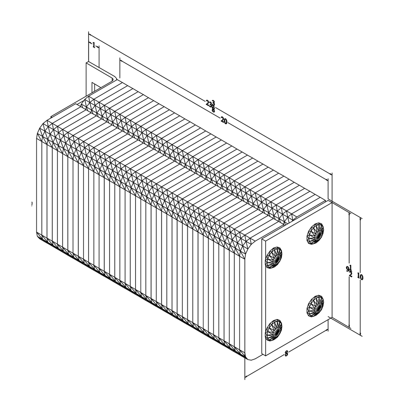 Black on white technical drawing with dimensions.