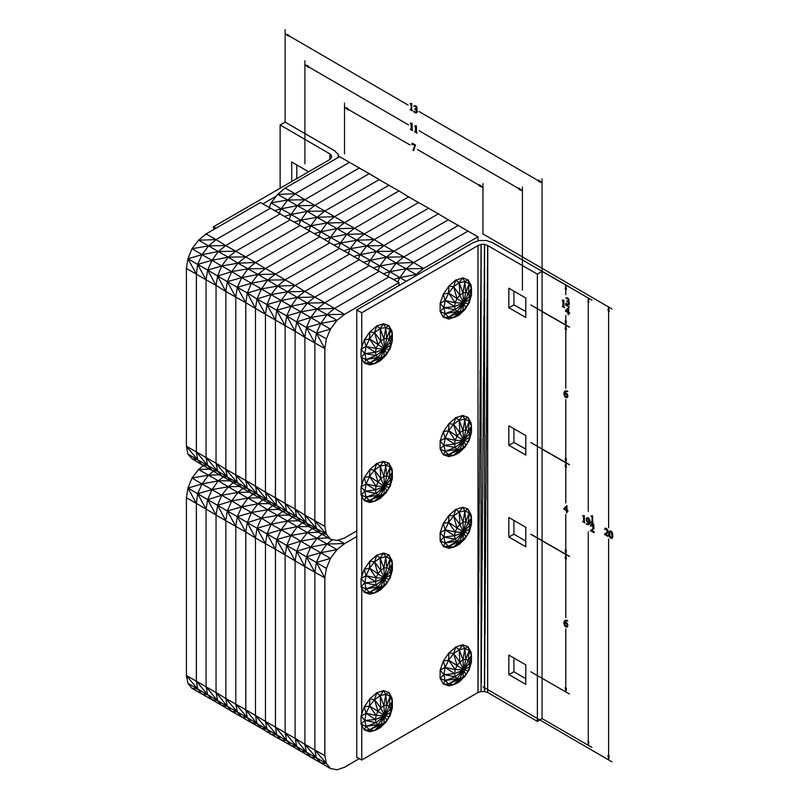 Black on white technical drawing with dimensions.