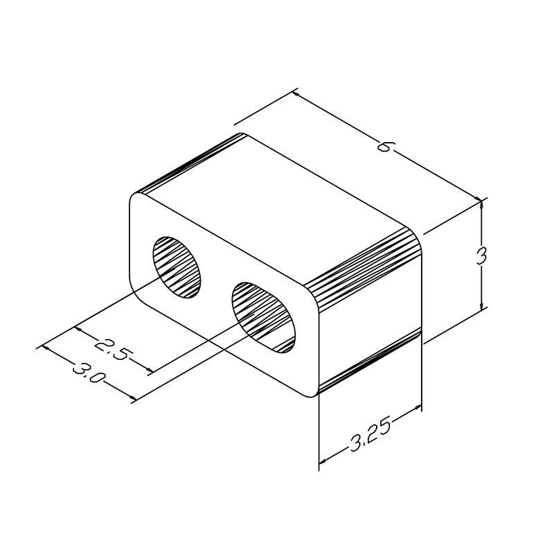 Black on white technical drawing with dimensions.