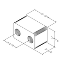 Black on white technical drawing with dimensions.