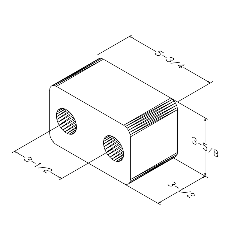 Black on white technical drawing with dimensions.