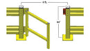 SaferGate™ Pedestrian Guard Rail Gate