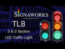 TL8 8 Inch Diameter Lens Traffic Light