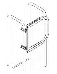 Laddergard™ Ladder Safety Swing Gate
